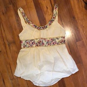 Free People tie back tank